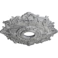 thumbnail image 3 of Ekena Millwork 18"OD x 3 1/2"ID x 1 1/2"P Riley Ceiling Medallion (Fits Canopies up to 4 5/8"), Hand-Painted Ultra Pure White Crackle, 3 of 5