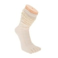 thumbnail image 2 of Unique Bargains 1 Pair Five Toe Socks Soft Warmth Socks for Women Skin Color, 2 of 6