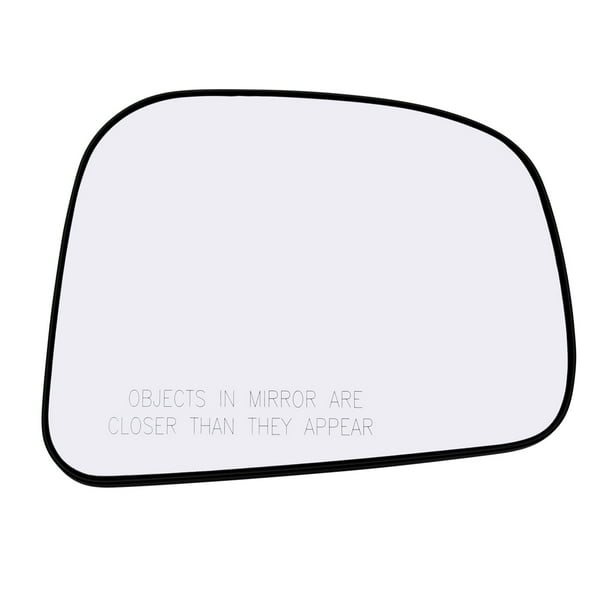 Passenger Side Door Mirror Glass Replacement with Plastic Backing Fits 20072012 Nissan Versa