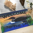 thumbnail image 2 of Giyblacko Area Rug Door Mats Lake Print Welcome Polyester Floor Mat, 2 of 7