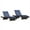 Brown, variant on Outdoor Brown Wicker Adjustable Chaise Lounge with Caramel Cushion (Set of 2)