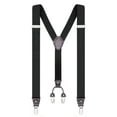 thumbnail image 1 of Buyless Fashion Bretelles pour Hommes - Sangles Élastiques Réglables 48 Pouces 1 1/4 Pouces - Forme Y, 1 of 7
