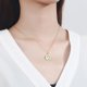 thumbnail image 3 of Collar con colgante de 2 piezas para mujer, collar con colgante de la reina Isabel, collar con placa de dólar, collar con cadena para clavícula, collar de moda que combina con todo, 3 of 5
