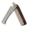 thumbnail image 2 of Teissuly Stainless Steel Mustache Folding Comb Can Be Use As A Bottle Opener, 2 of 9