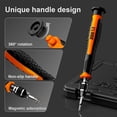 thumbnail image 2 of xianlin-JOREST 38Pcs Small Precision Screwdriver Set, Tool Gifts for Men, Christmas Gifts for him with Torx T5, T6, Repair Tool Kit for MacBook, Computer, Laptop, iPhone, PS4 PS5, Xbox, Switch, Glass, 2 of 4
