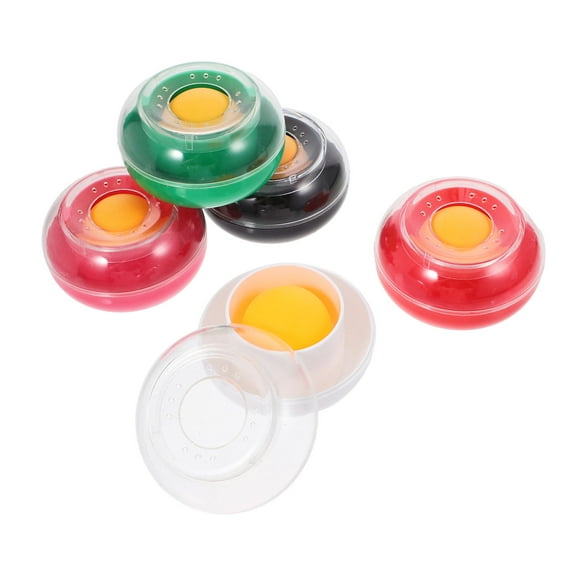 RENACLIPY Finger Moistening Gel 5-Pack Assorted Colors Comfortable Material for Precise Counting and Easy Use