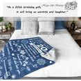 thumbnail image 4 of Best 20th Birthday Decorations for Women/Men Blanket 60"x50", Birthday Gift Ideas for 20 Year Old Female Blankets, Happy 20th Birthday Gifts for Woman/Man, Sweet 20th Birthday Gifts for Girls/Boys, 4 of 6