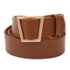 thumbnail image 1 of Cinturón de cuero para mujer para pantalones vaqueros, cinturón de cuero de moda con hebilla de aleación, 1 of 5