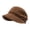 Coffee, variant on Women's Newsboy Beret Hat Corduroy Stylish Comfortable Versatile Winter Fashion Accessory Ladies Hat
