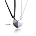 thumbnail image 2 of Collar de aleación magnética con forma de corazón de amor de Jinse para parejas, colgante de piedra de los deseos, collar de corazón a corazón, cadena de clavícula con forma de corazón, cadena de or, 2 of 5