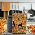 thumbnail image 7 of ZUXONGSY Thanksgiving Pumpkin Air Fryer Cover Small Kitchen Appliance Covers with Front Pocket Black Cat Kitchen Appliance Protective Cover Not Easy to Pilling Thanksgiving Fall Decor, 7 of 7