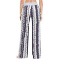 thumbnail image 4 of FREEAMG Women Pajama Pants Lounge Pants Long Stretch Comfy Sleepwear Ethnic Stripes, 4 of 7