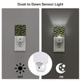 thumbnail image 3 of Balery Light Green Excavator Pattern LED Night Light with Automatic Sensor Plug in Night Light with Dusk-to-Dawn Light Sensor LED Nightlight 0.5W-US, 3 of 7