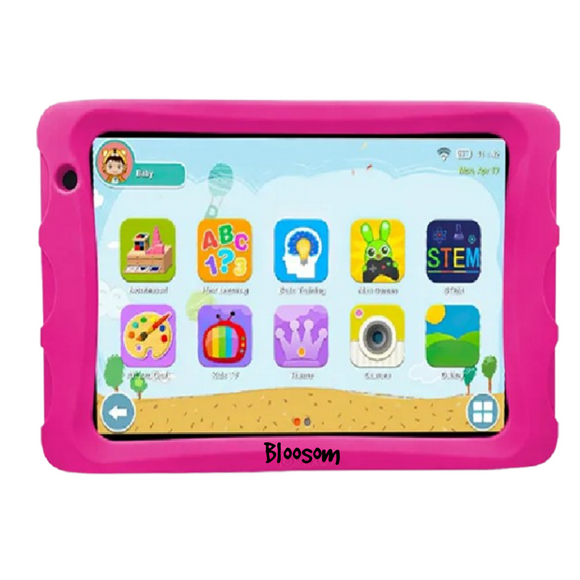 Tablet Con Funda Bloosom Niños 8hd 32gb Rosa 3gb Memoria Ram Rosa