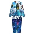 thumbnail image 3 of Ninjago Kids Hooded Jumpsuit Union Suit Onesie One Piece Blanket for Boys Girls, 3 of 7