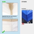 thumbnail image 4 of Yescom 10x10Ft UV30+ Gazebo Replacement Top for 2 Tier Outdoor Canopy Cover Patio Backyard Party Deck Ivory+Sand, 4 of 9