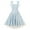 Blue, variant on IBTOM CASTLE Women's Tie Strap Tulle Prom Dress Sweetheart Flower Embroidery Formal Party Mini Homecoming Dresses L Apricot