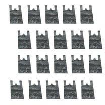 Niceauty Car Litter Bag Mini Trash Can Bags Black 200Set