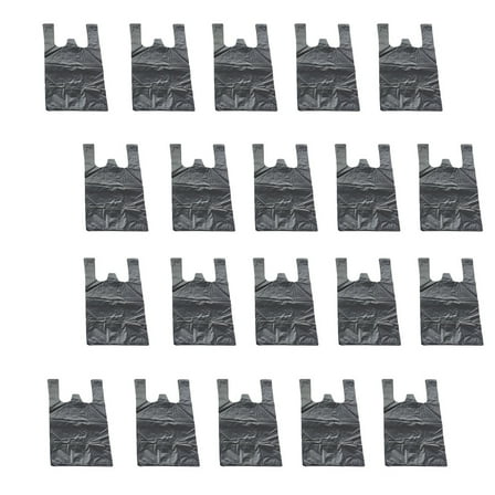 Niceauty Car Litter Bag Mini Trash Can Bags Black 200Set