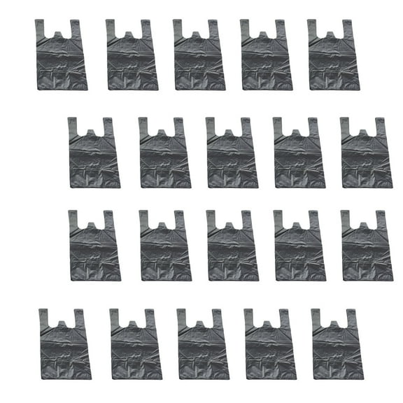 Niceauty Car Litter Bag Mini Trash Can Bags Black 200Set