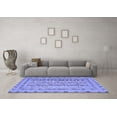 thumbnail image 3 of Ahgly Company Indoor Square Persian Blue Traditional Area Rugs, 8' Square, 3 of 4