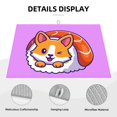 thumbnail image 3 of Fotbe Corgi In Sushi Roll Alfombrilla de Secado para Cocina con Estampado, 18x24 Pulgadas, 3 of 7