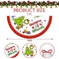 thumbnail image 3 of Christmas Tree Skirt 48 inches, Soft and Funny Xmas Tree Mat Christmas Tree Decorations for Xmas Winter Holiday Home Party Decor, 3 of 6