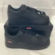 thumbnail image 3 of Ni&ke Air Force 1 Low Supreme Shoes CU9225 001 Triple Black Sz 12.5, 3 of 6