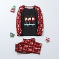 thumbnail image 4 of Pyjamas de Noël Assortis 2023 Lunettes Hommes Velours Pyjamas de Noël Famille, 4 of 8