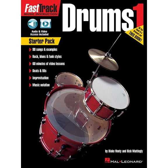 Fasttrack Drum Method Starter Pack Book/Online Media, (Paperback)