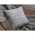 thumbnail image 5 of Amrita Sen Tree of Life 18" Suede Double Sided Zippered Pillow in Yellow/Gray, 5 of 5