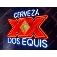 thumbnail image 2 of Queen Sense 24"x20" Dos Equis Cervezas XX LED Sign Light Neon Signs With Dimmer Party Home Wall Decor Lights W124DECL-XLED, 2 of 4