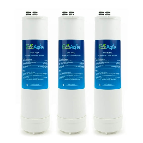 EcoAqua Replacement for Culligan RC-EZ-1 Filter, 3-Pack