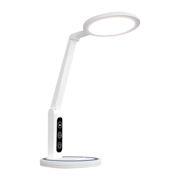 Yhmxh Utensilios de cocina Lámpara de escritorio para estudio, cuidado de los ojos, tareas, carga especial, enchufe, doble uso, lectura, LED, lámpara de escritorio, lámpara de noche para dormitorio