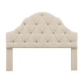 thumbnail image 1 of Scalloped Tufted Biscuit Headboard in Biscuit Beige, 1 of 9