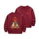 thumbnail image 4 of Cowsor Girls Sweatshirts Kids Cute Graphic Crewneck Pullover Tops Xmas Long Sleeve Holiday Shirts, 4 of 7