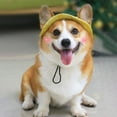 thumbnail image 2 of Corgi Sun Hat Pet Cap with Ear Holes Dog Sun Cap with Adjustable Neck Strap for Small And Medium Sized Pets Outdoor Sun Protection, 2 of 8