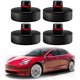 thumbnail image 1 of 4 Piezas Almohadillas de Gato de Goma para Tesla Model 3/Y/X/S, Protección Antideslizante para Batería y Chasis, Incluye Bolsa de Almacenamiento, para Todos los Modelos Tesla de 2016 a, 1 of 5