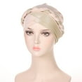 thumbnail image 3 of Vorkoi Women Turban Pre-Tied Bonnet Braid Turban African Head Wrap for Woman, 3 of 15