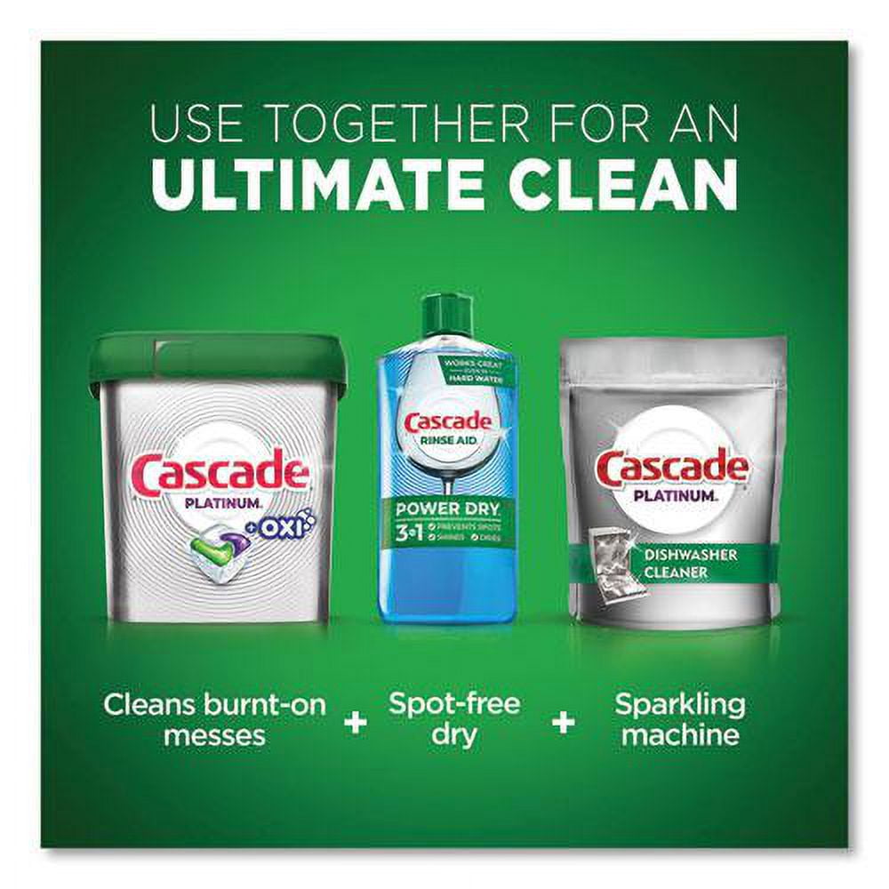 Cascade Platinum ActionPacs + Oxi Dishwashing Detergent Pods Fresh Scent 48 Pods/Box (3700027425)
