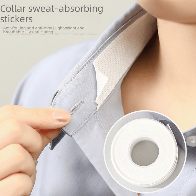 Pegatinas para cuello, pegatinas antisuciedad para escote, artefactos para camisas de hombre, pegatinas absorbentes de sudor, pegatinas invisibles desechables a prueba de sudor