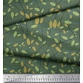 thumbnail image 1 of Soimoi Green Poly Georgette Fabric Clover Floral Printed Fabric 1 Yard 52 Inch Wide, 1 of 3