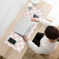 thumbnail image 3 of The Perfect Workspace Accessory: Pastel Checkered Desk Mat - Aesthetic Office Decor, Extra Large Mouse & Laptop Pad, Game Mat, Size 31.5x11.8in., 3 of 7