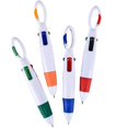 thumbnail image 6 of VEFSU Set Of 2 Mini 4 In 1 Multi Colored Ink Ballpoint Pen with Keychain,Retractable Shuttle Pens with Carabiner Clip,Multi Colored Pens for Nurses,Stocking Stuffer Gifts, Party Favors, 6 of 6