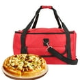 thumbnail image 1 of Sac de Livraison de Nourriture Sacs de Livraison pour Aliments Chauds Conteneur de Livraison de Nourriture Portable Sac à Pizza Isolé Imperméable (Rouge), 1 of 7