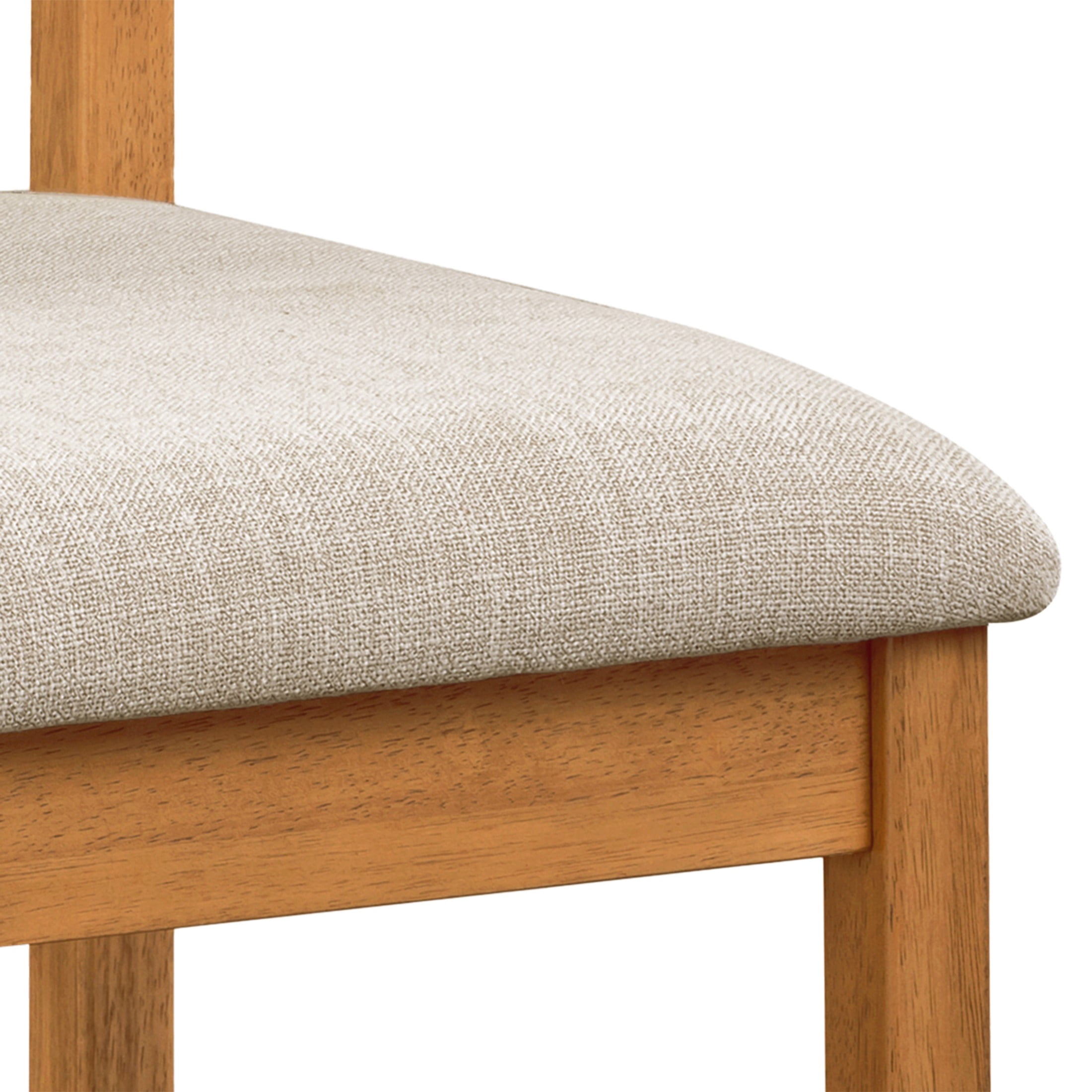 Better Homes & Gardens Juliet Counter Stools, Light Honey & Cream, Set of 2