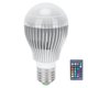 thumbnail image 1 of Lámpara RGB E27 Bombilla RGBW que cambia de color de 5 W con control remoto para el hogar 85-265 V, 1 of 8