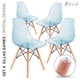 thumbnail image 3 of Sillas Modernas Transparentes Con Acrílico 1 Pieza Azul Gaon Clear, 3 of 8