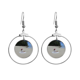 thumbnail image 1 of Ellie Yao Beautiflu chica Playa Mar Reef Los pendientes cuelgan del aro de la joyería del círculo de la gota Unbranded M, 1 of 3