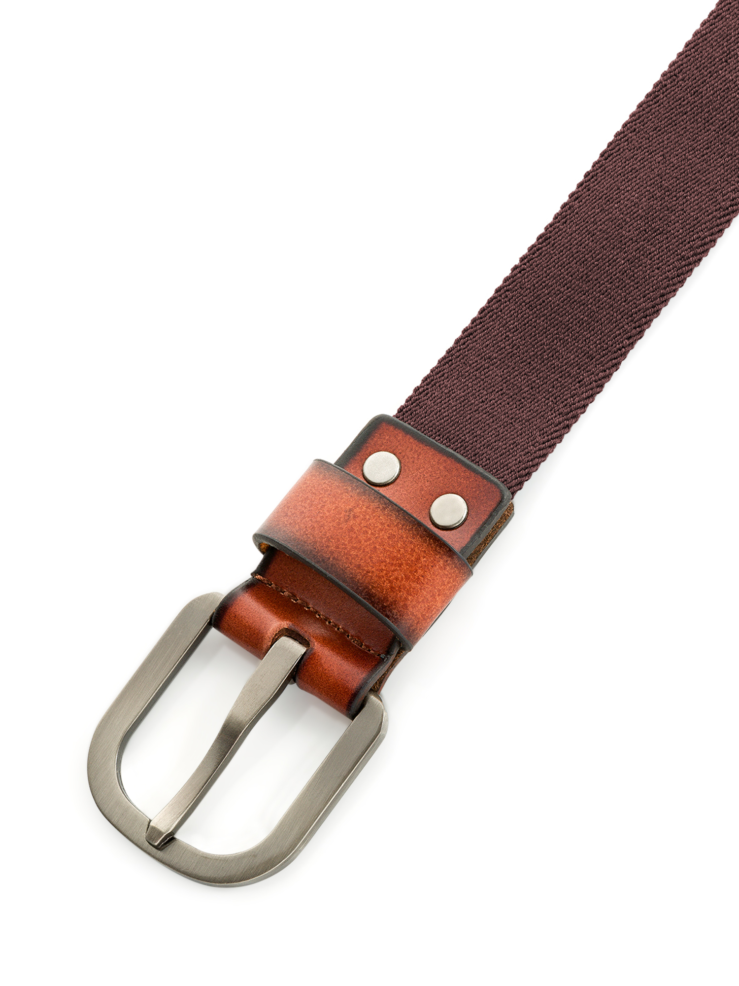 Mio Marino Male Classic Flex Canvas Belt -1.5" Wide Adjustable Stretch Strap - image 2 of 4